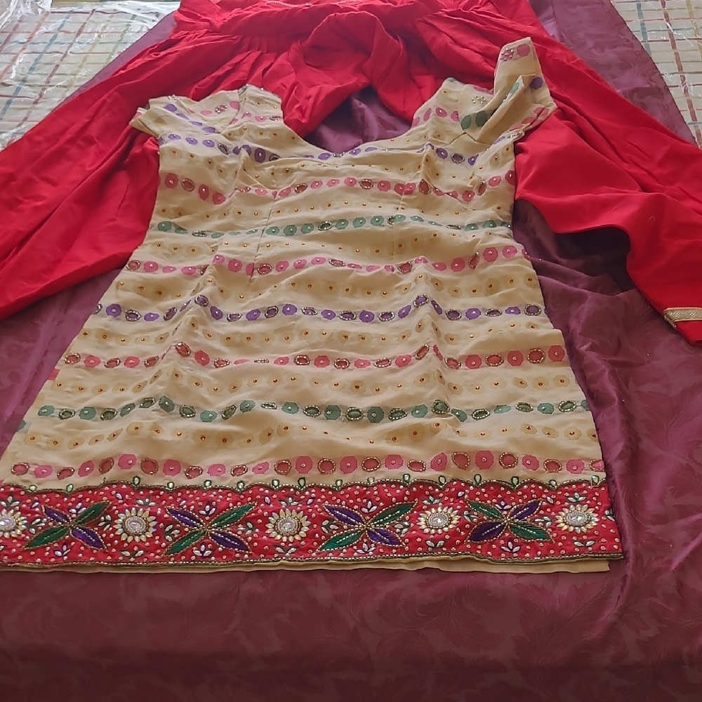 Elegant Multicolor Embroidered Mini Dress